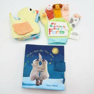 Old MacDonald Had a Farm Soft felt book Duck & You are Loved Lot of 3